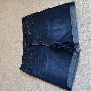Seven7 Women's Bermuda Denim Shorts Size 16 Preowned